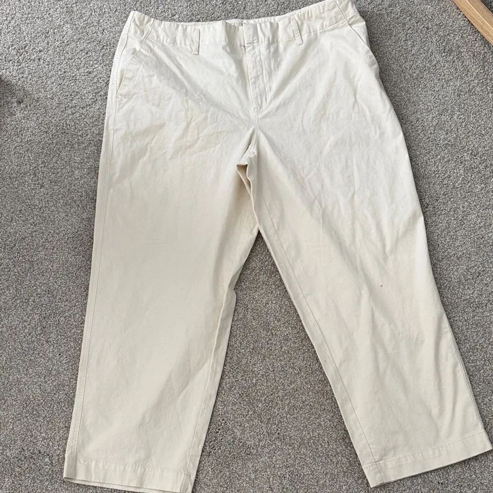 A New Day WOMENs Cream Straight pants size 17R - Picture 1 of 7